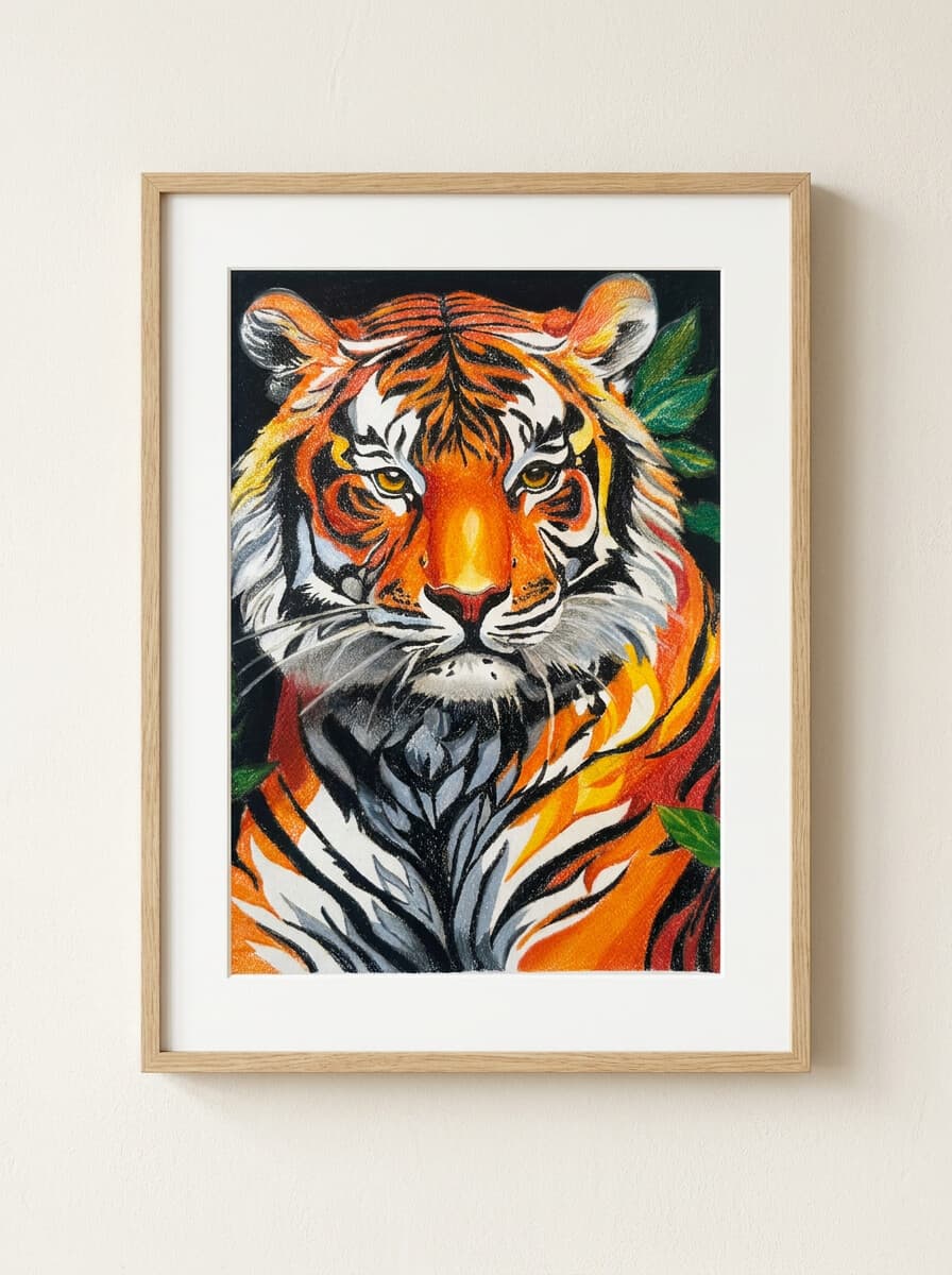 Bengal Gaze — framed preview