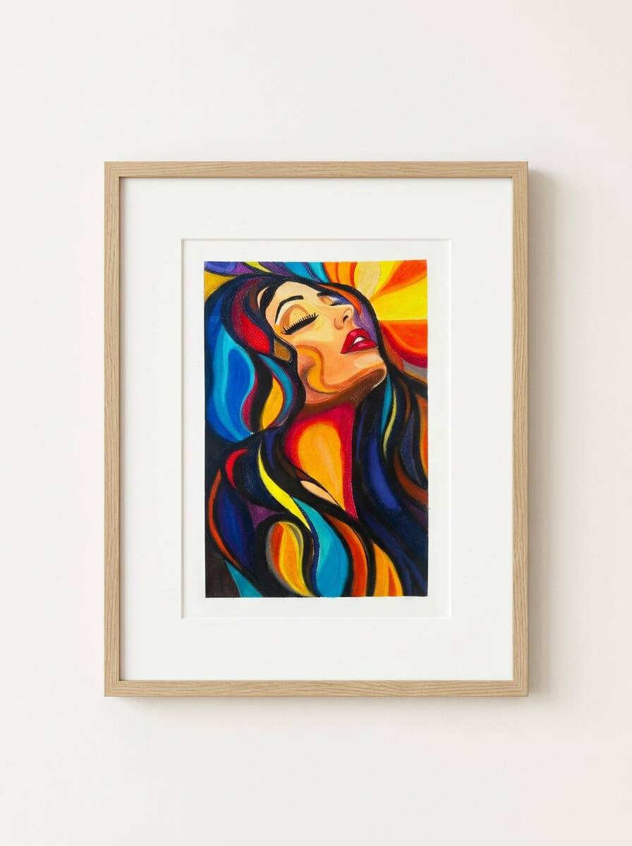 Sunlit Reverie — framed preview